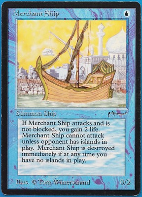 Merchant Ship Arabian Nights PLD (Reserved List MTG Magic Card) 479575 ABUGames