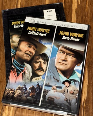 The Undefeated / North to Alaska [Double Feature] John Wayne New Sealed