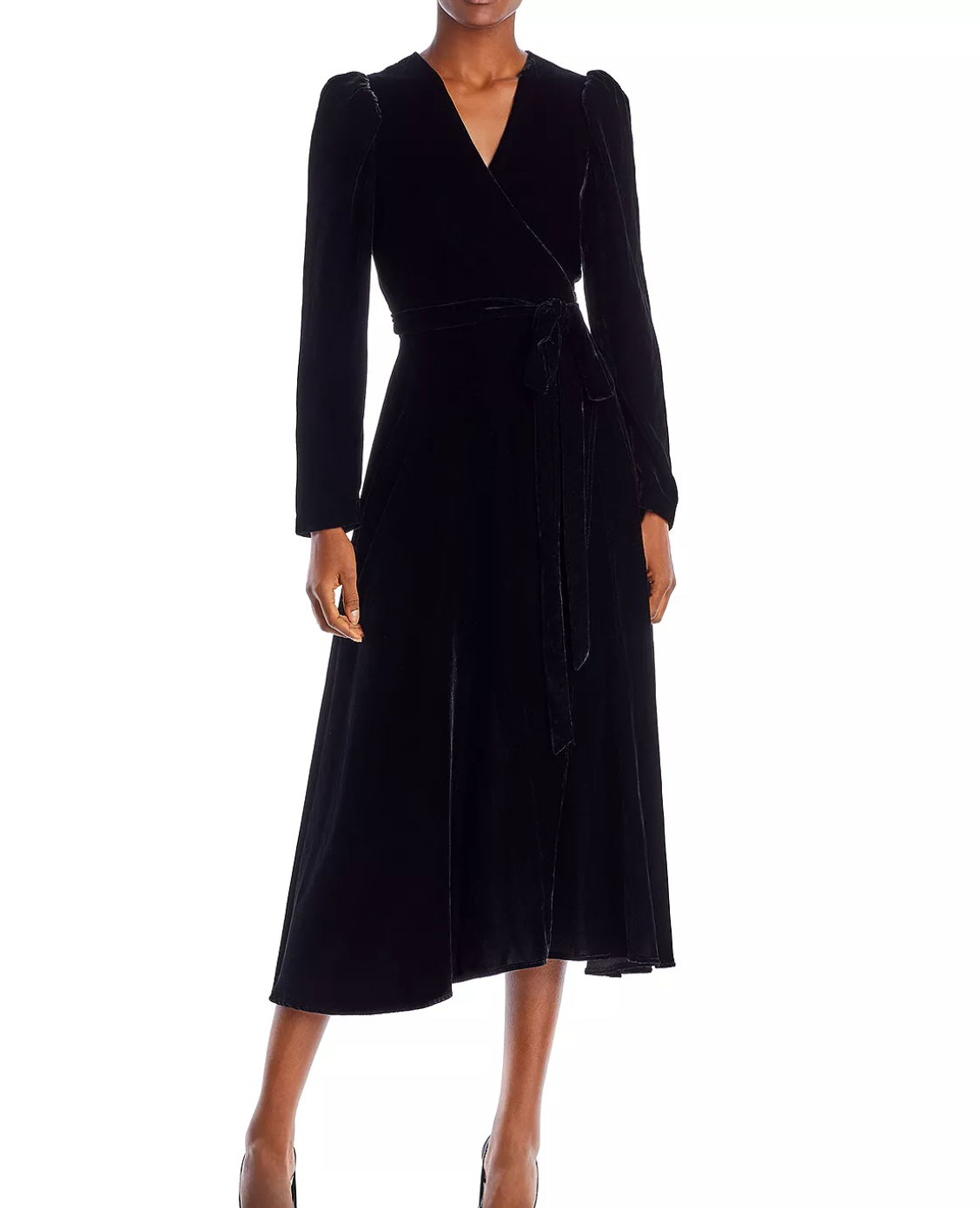 ワンピース Rojina ribbon dress AM1250 One-Shoulder Fitted Dress, Draped Chiffon, Side Train, Bow
