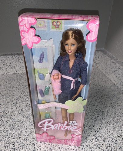 barbie happy family pregnant midge & baby