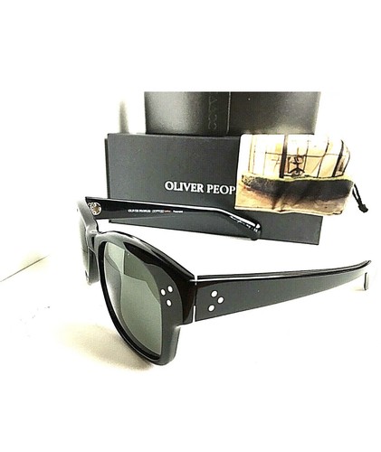 Pre-owned Oliver Peoples Brand Polarized  Jannsson 51mm Black Men's Sunglasses