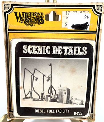 Woodland Scenics D232 HO Diesel Fuel Facility Scenic Details NIP