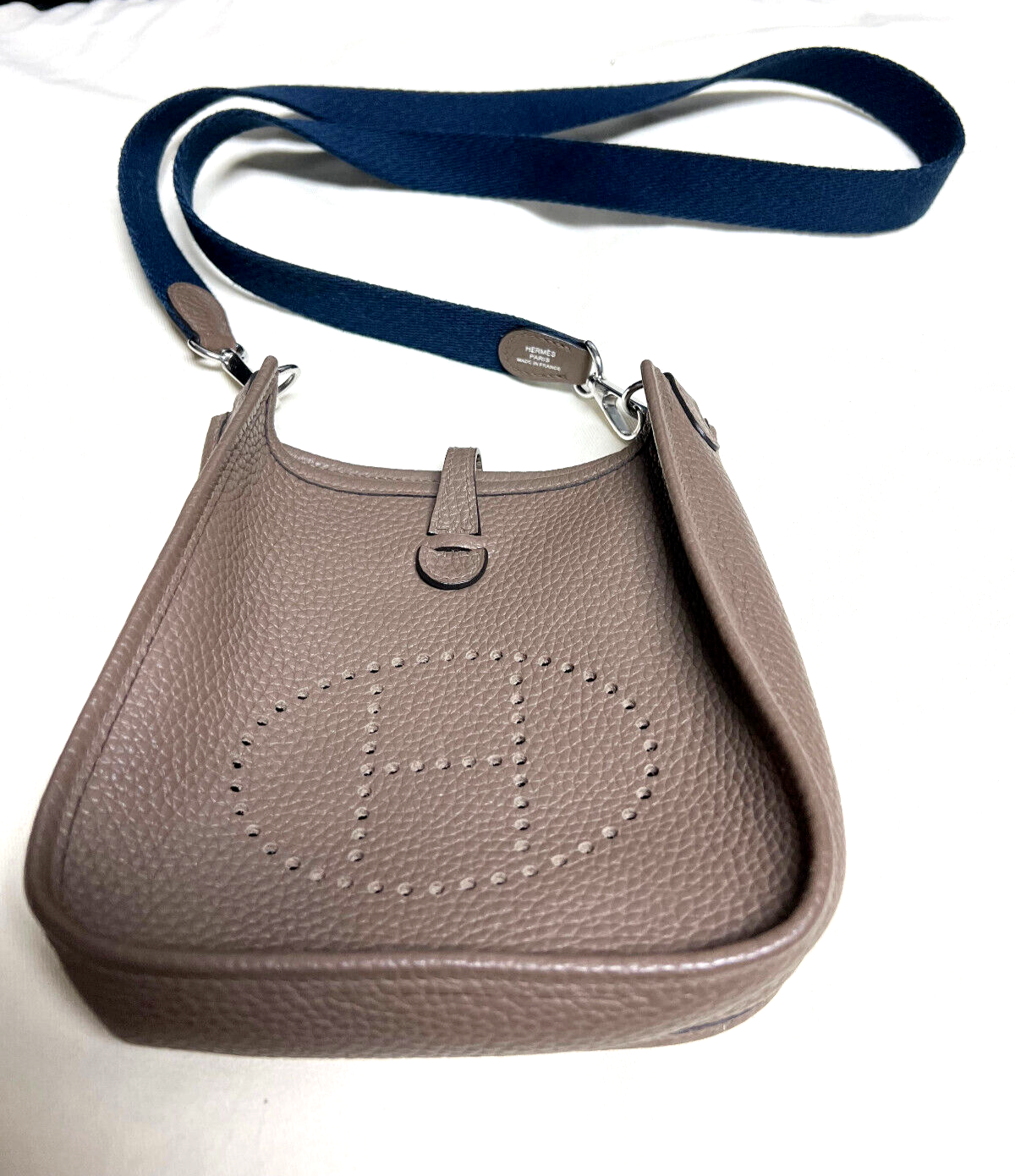 Authentic Hermes Paris Leather Crossbody Bag | eBay