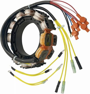 Stator for Mercury Mariner 40 Amp 105-275 V6 HP 1989-00 replaces 398-9610A33