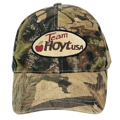 Team Hoyt USA Hat - Archery Outdoor Hunting Camouflage Adjustable Strap Camo