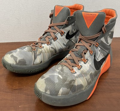 Nike Hyperdunk 2015 Big Kid Tumbled Camo Gry/Mtllic Slvr (759974 002) — 5,5