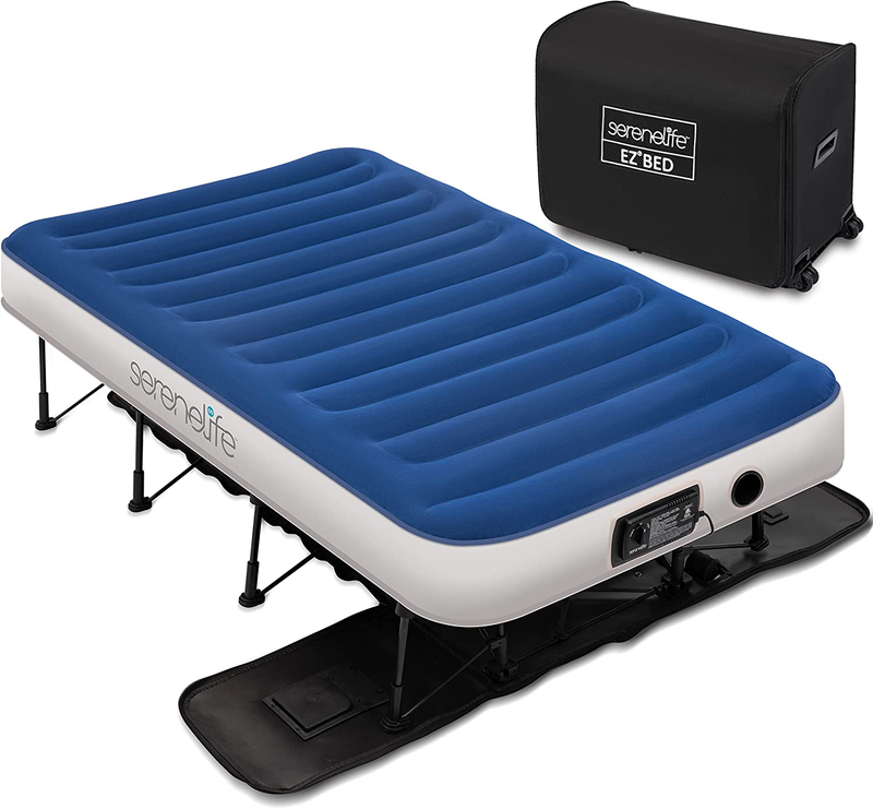& Rolling Case, Foldable Self-inflating Air Bed With
