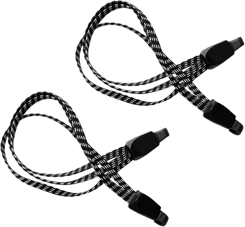Bicycle Bungee Cords with Hooks, 23 Inch Heavy Duty Elastic Tie down Straps for