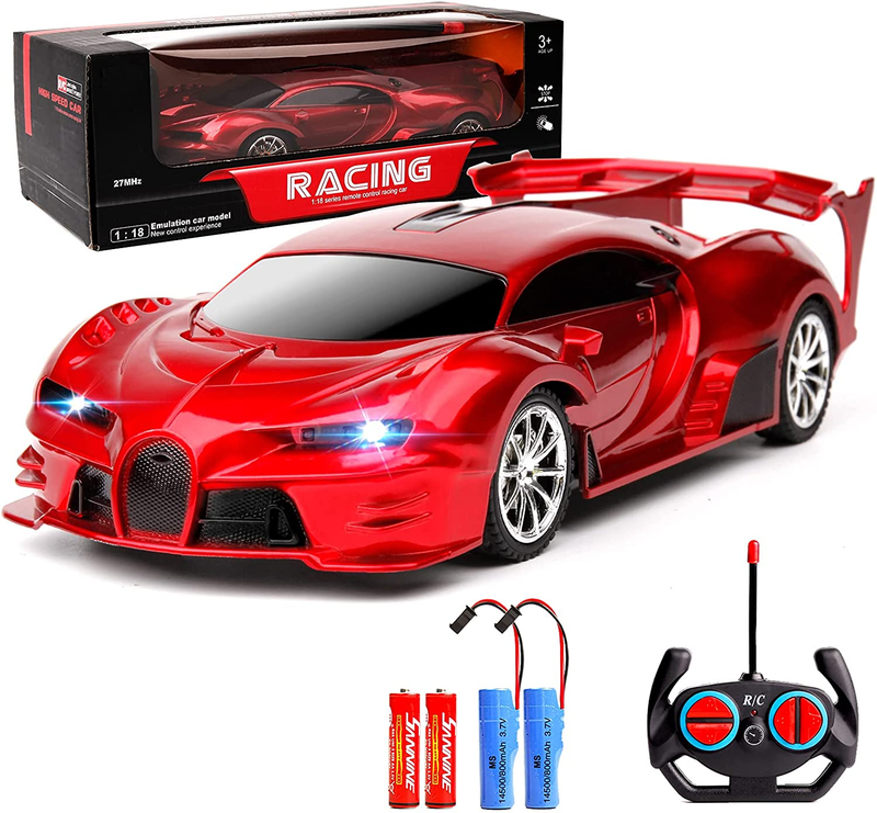 Remote Control Car 1/18 Rechargeable High Speed RC Cars Toys for Boys Girls Vehi