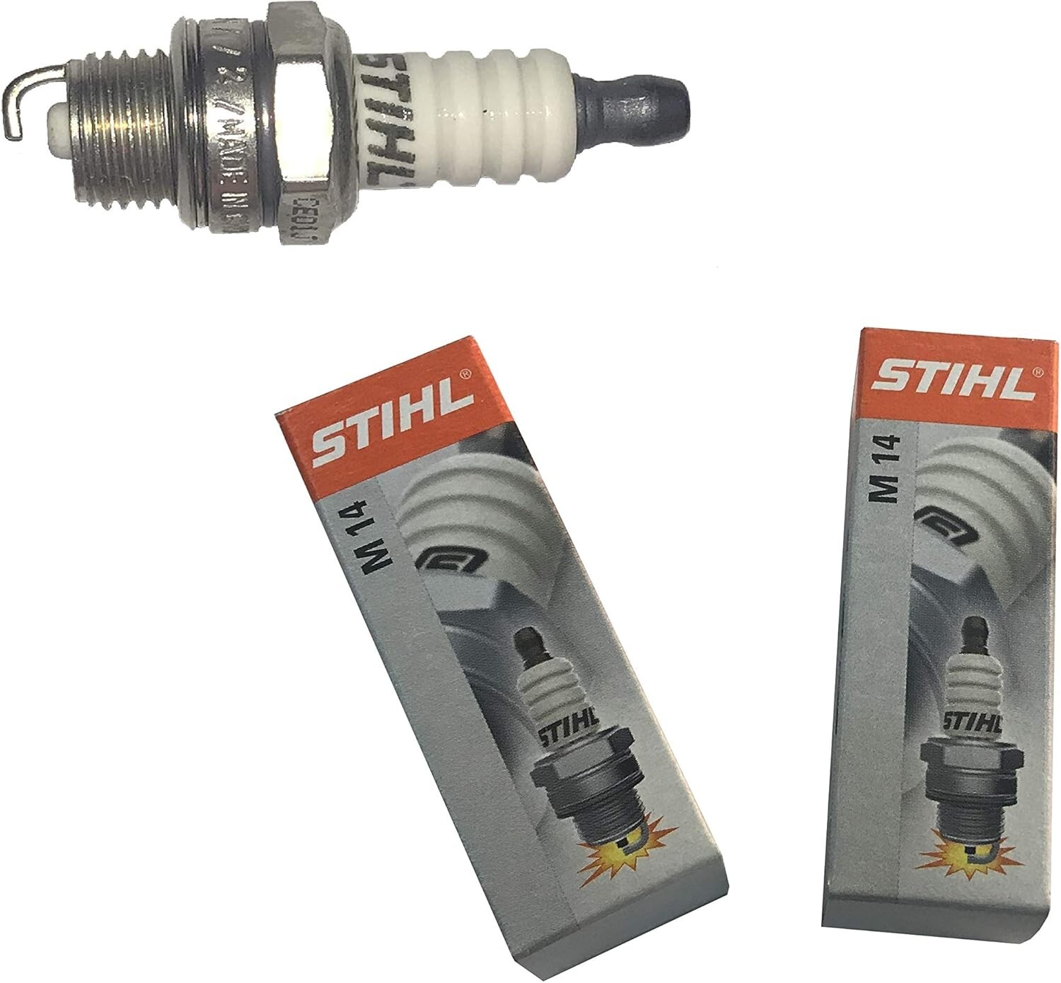 猿玉4点セット Stihl Spark Plug Set | 2 Pack |Replacement for Trimmers