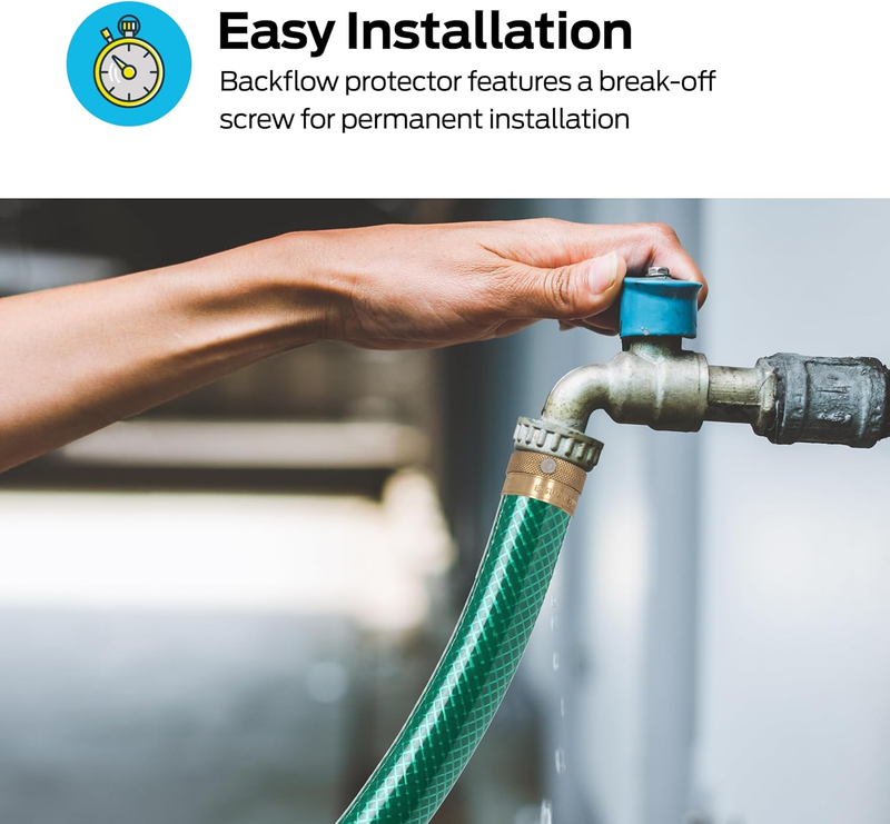20199 Hose Bibb Anti-Siphon Vacuum Breaker, Rough Brass