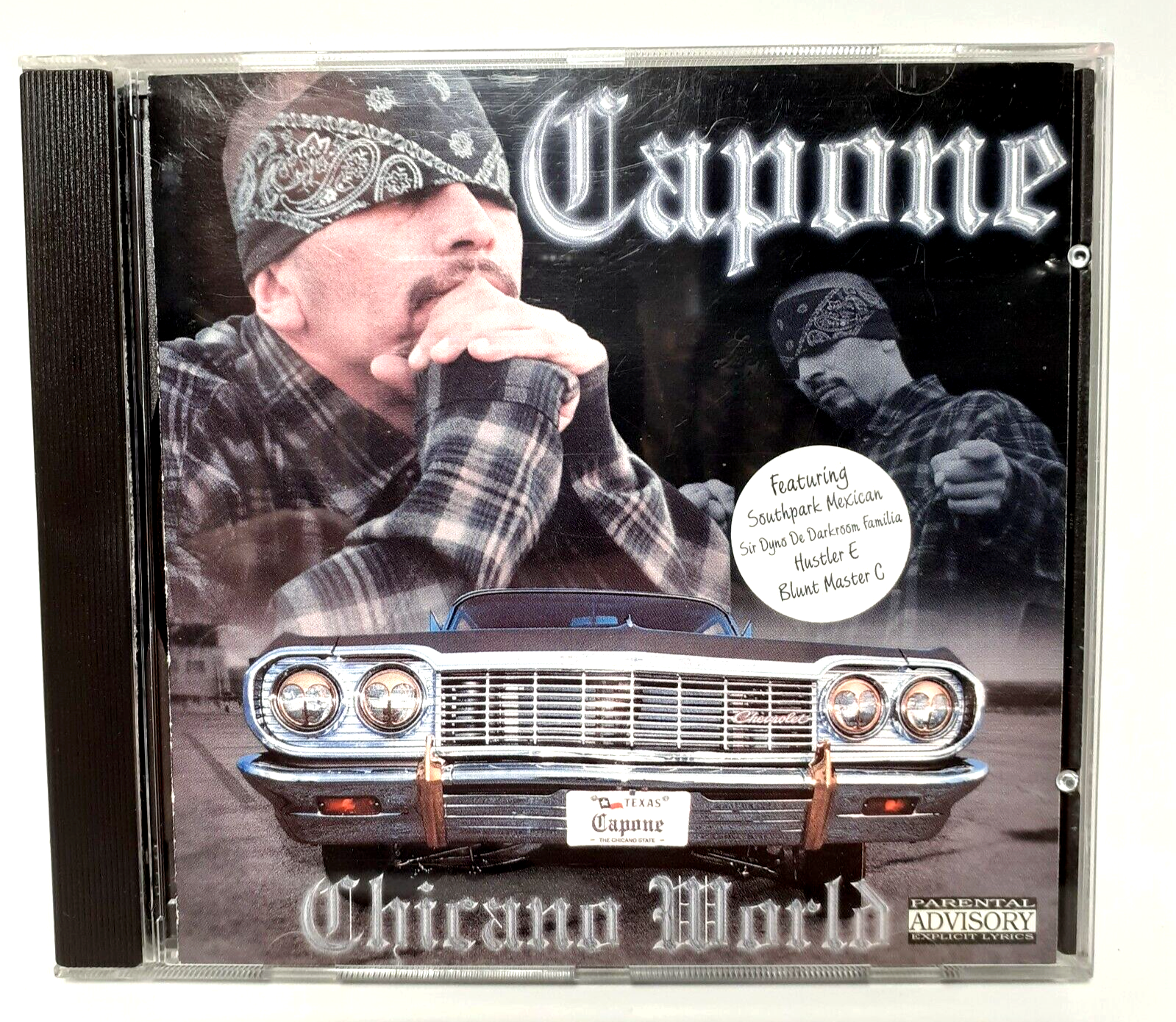 激レアchicano rap CD入手困難 CAPONE CD - Chicano World (1998 LatinoJam Records) Rare
