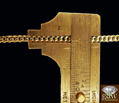 Pre-owned Globalwatches10 Real 10k Yellow Gold Jesus Charm/pendant With Miami Cuban Chain, Lobster Lock,