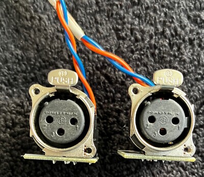 Avid Digidesign SC48 VENUE - Lot of 2 Neutrik  Lamp Connectors PN: 9410-33421-00