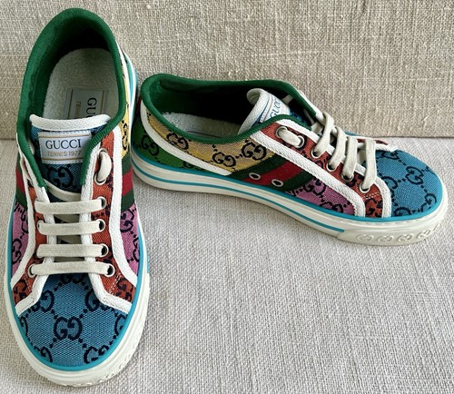 ●GUCCI●TENNIS 1977●シェリーライン・GG柄・水玉 ●スニーカー ○GUCCI○TENNIS 1977○シェリーライン・GG柄・水玉