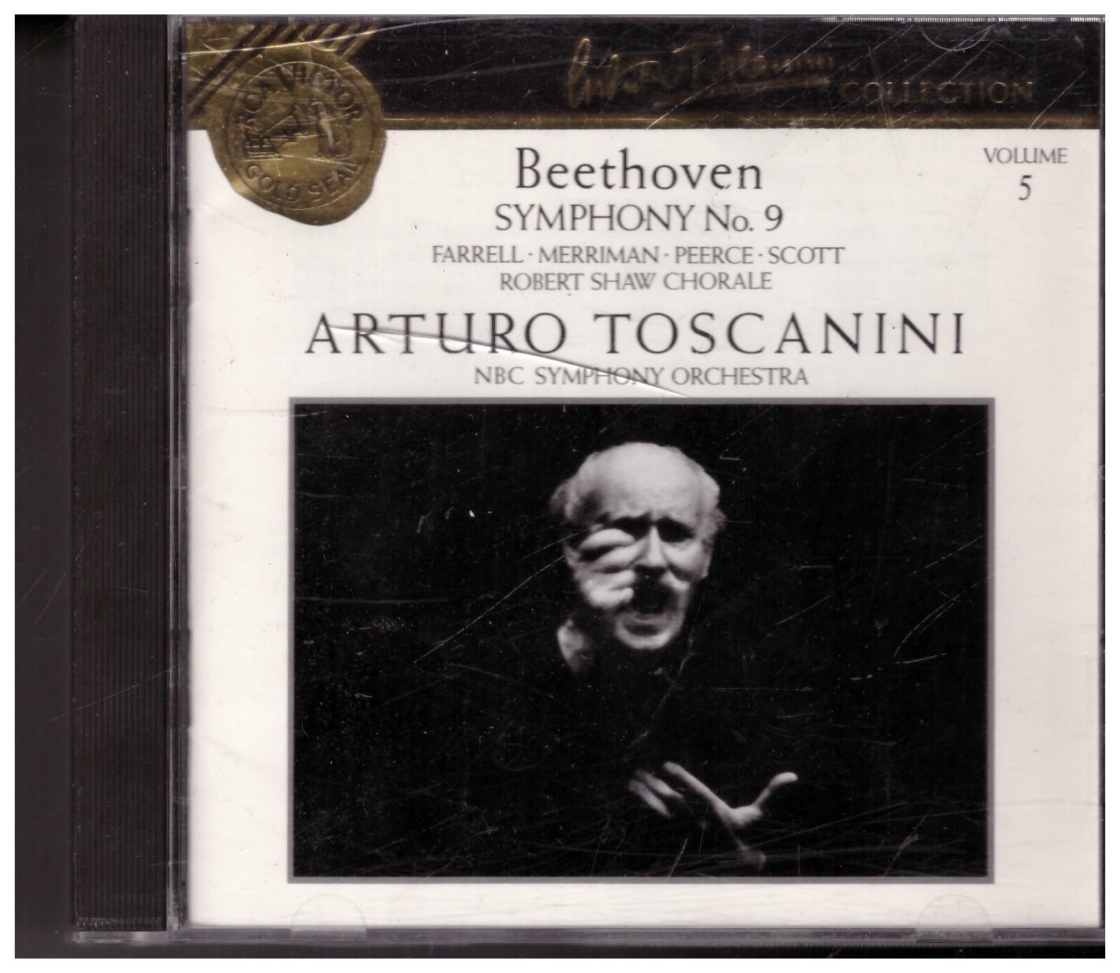 Beethoven symphony No. 9 - Arturo Toscanini [CD] 1990 BMG