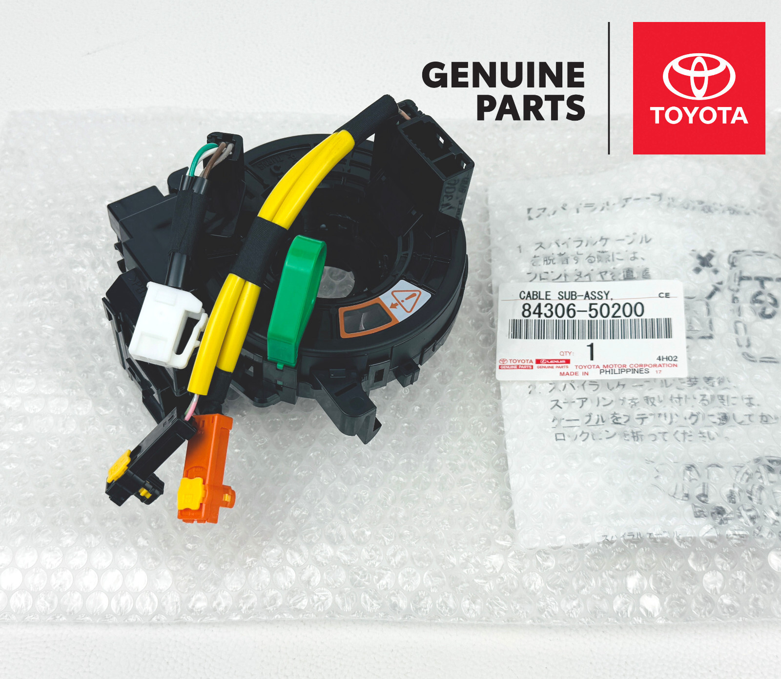 84306-50200 Lexus LS460 LS600h LX570 OEM Genuine Clock Spring