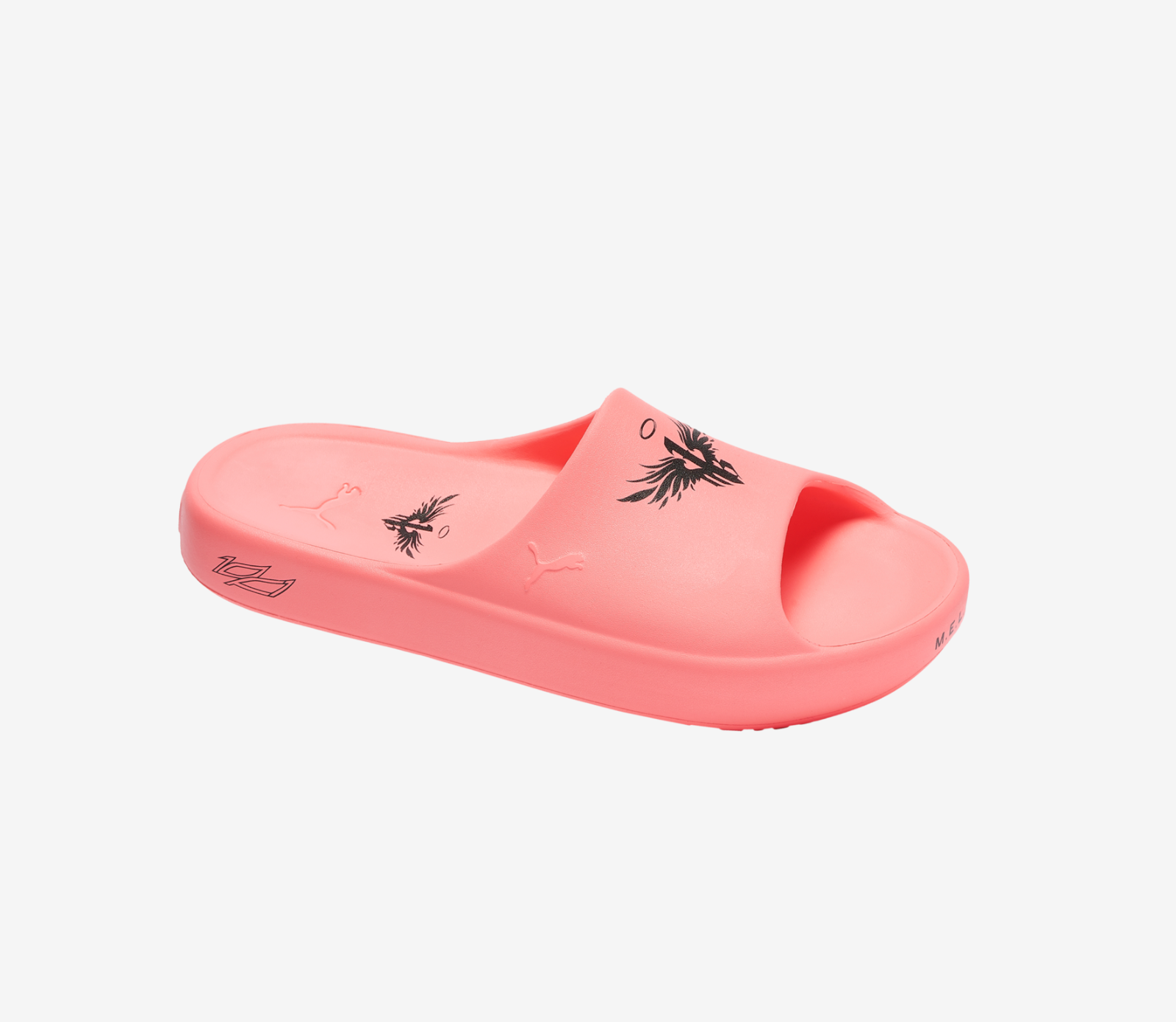Puma Lamelo Ball MB2 Shibui Cat Slide Sunset Glow Black Pink