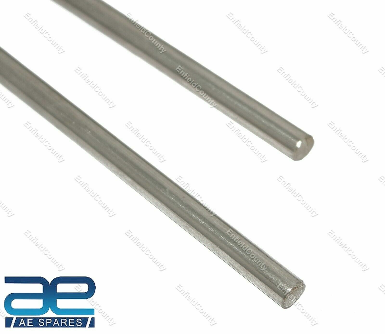 Universal Mod Mirror Stem Head Set Stainless Steel 17" Inch Vespa & Lambretta