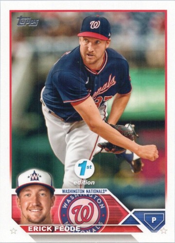2023 Topps Series 1 1st Edition - Erick Fedde #258