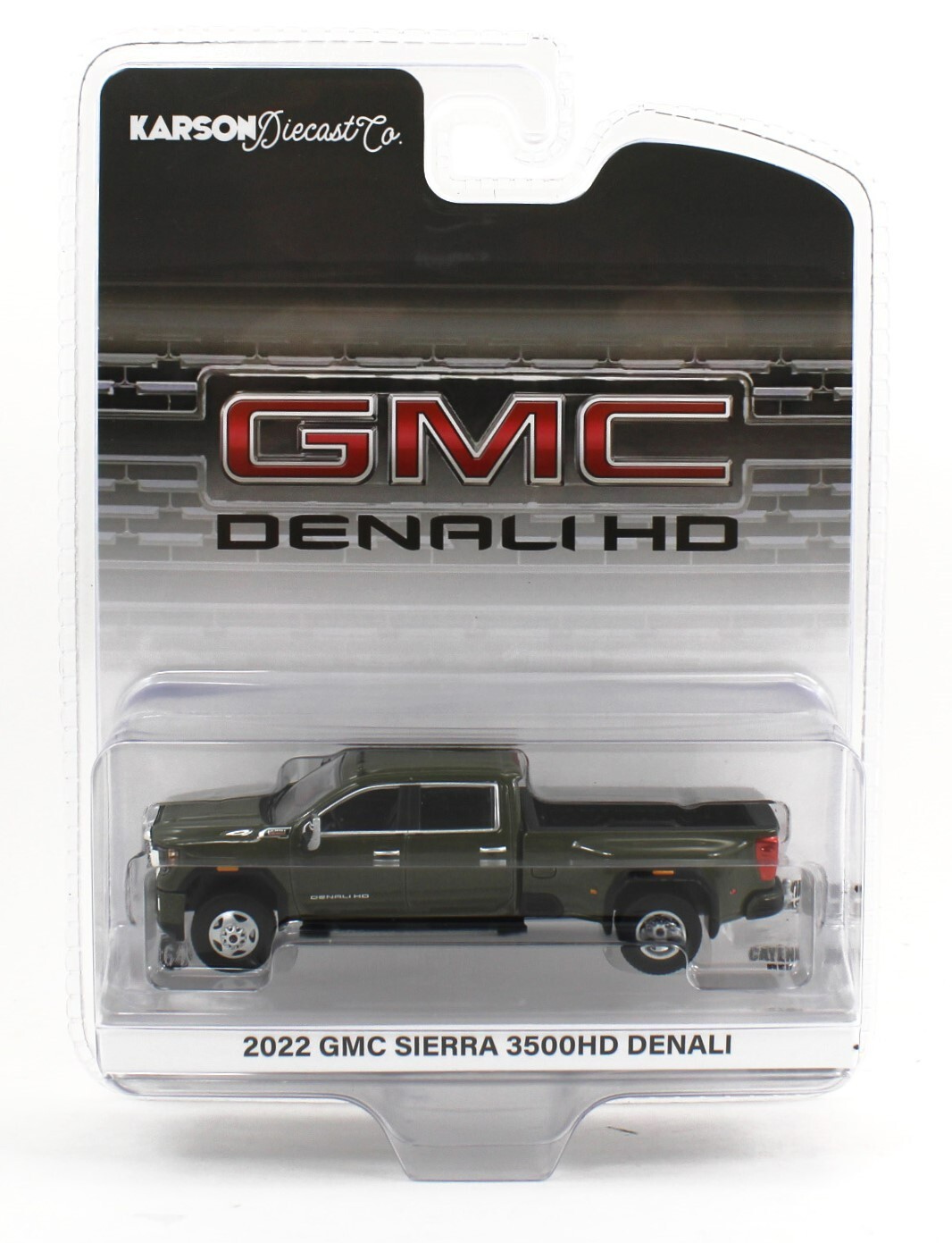 1:64 GreenLight *GREEN* 2022 GMC Sierra 3500HD Denali Crew