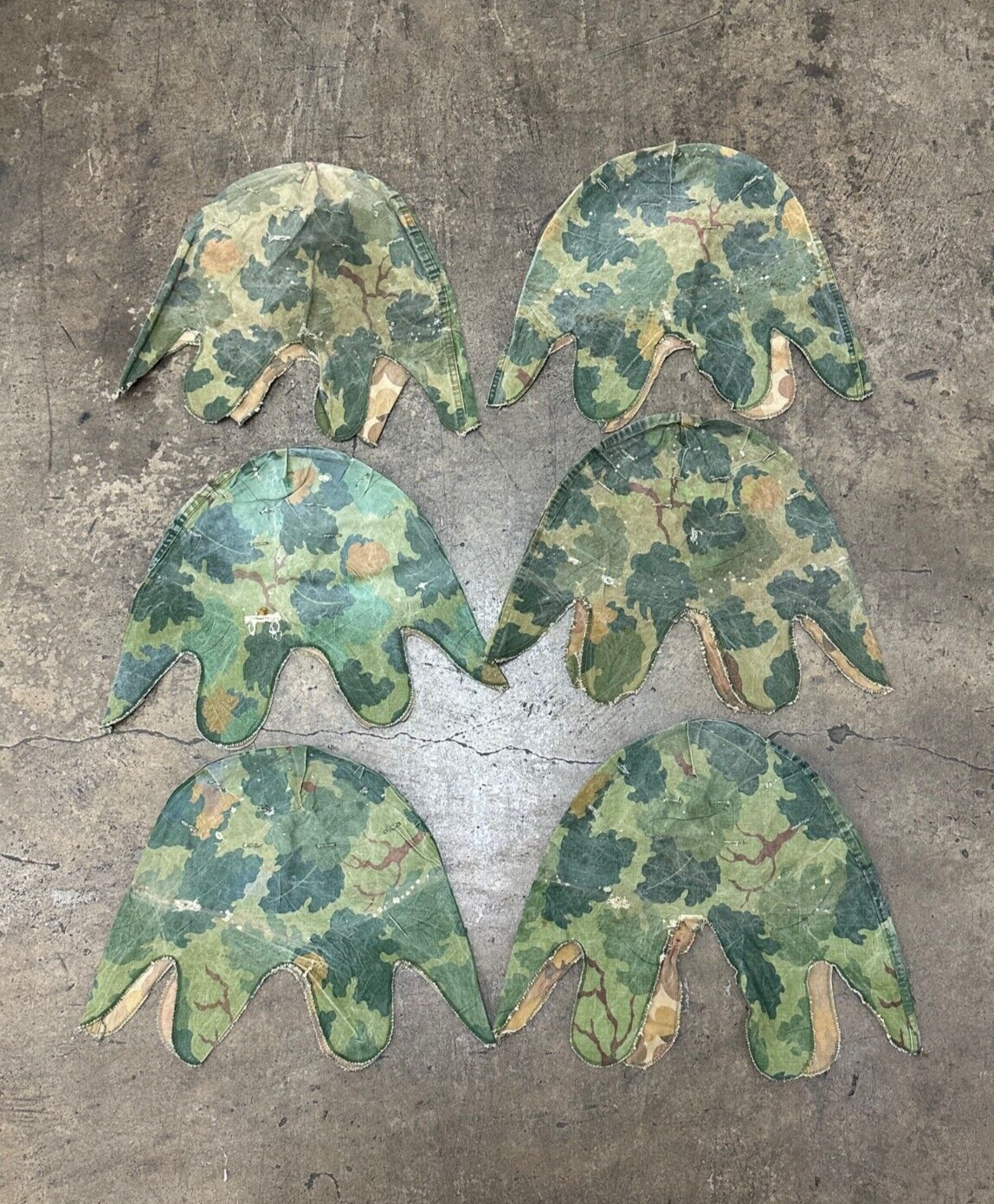 USGI Mitchell Pattern Helmet Cover, Vietnam War US Army USMC, T-103