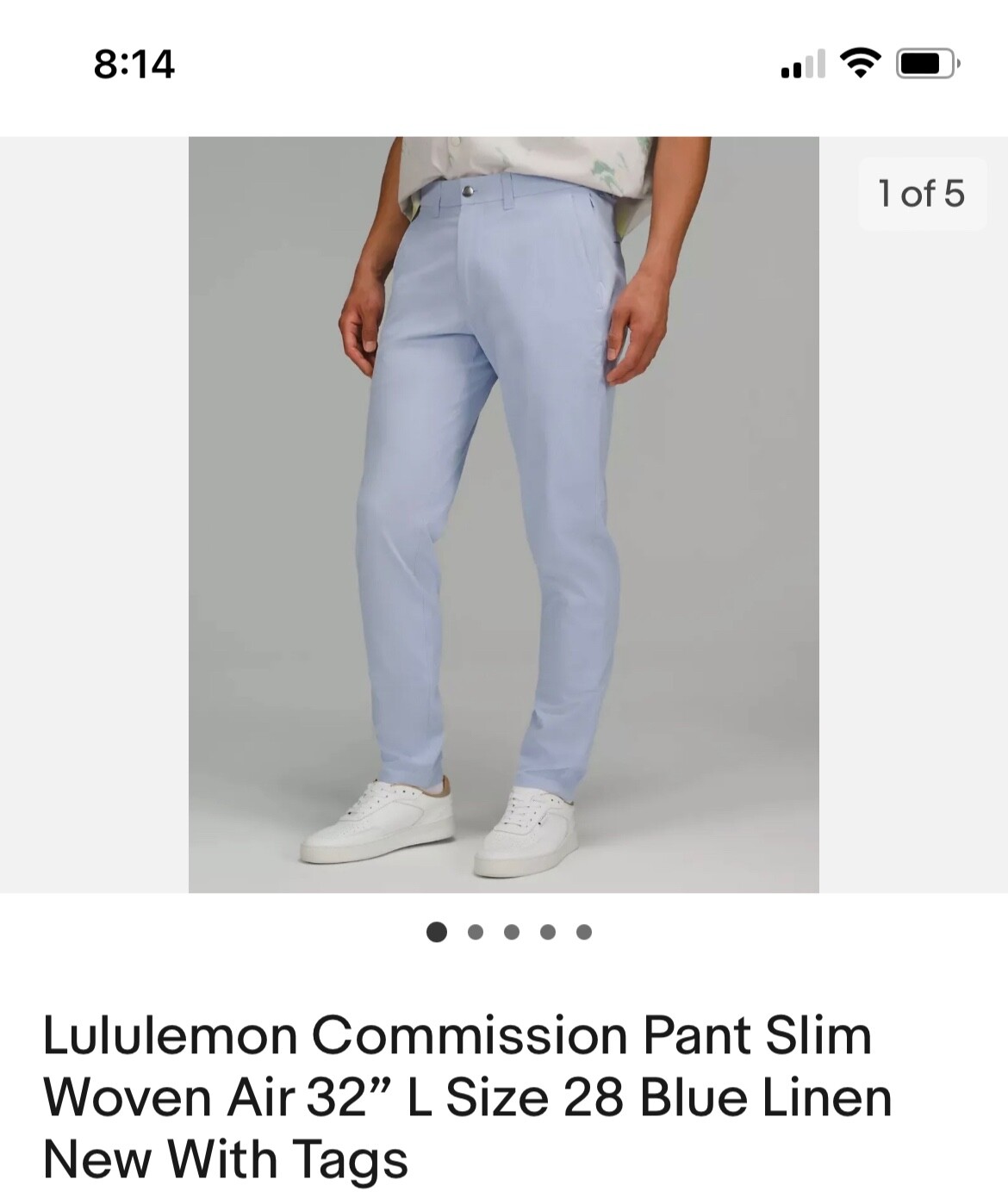 ルルレモンCommission Slim-Fit Pant 32WovenAir Commission Slim-Fit Pant 32L *Warpstreme | Men's Trousers