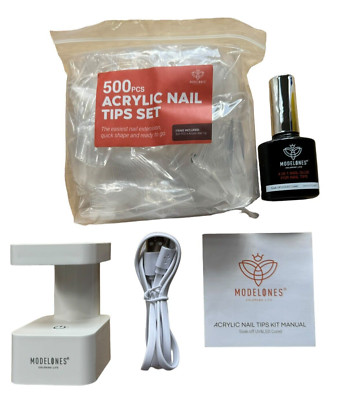 Modelones 500-Piece Acrylic Nail Tips Set