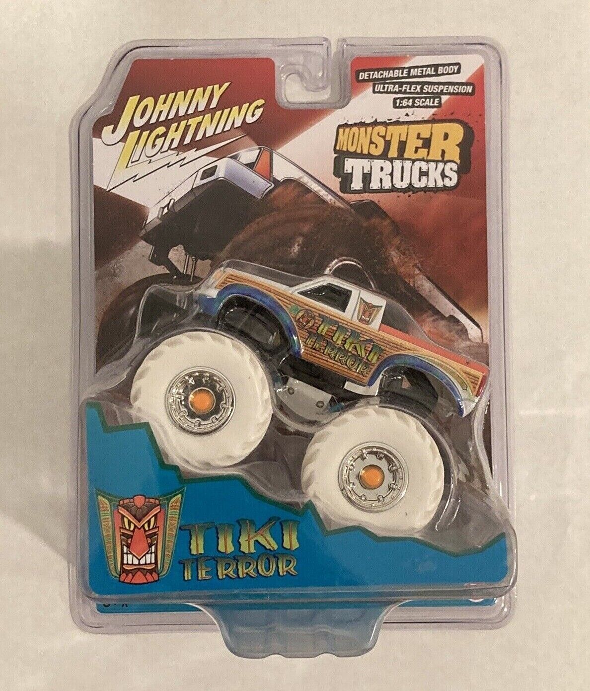 JOHNNY LIGHTNING JLSP303 TIKI TERROR MONSTER TRUCK 1:64 JOHNNY LIGHTNING JLSP303 TIKI TERROR MONSTER TRUCK 1:64