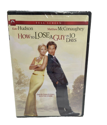 NEW How to Lose a Guy in 10 Days (DVD, 2003, Full Frame) Kate Hudson McConaughey