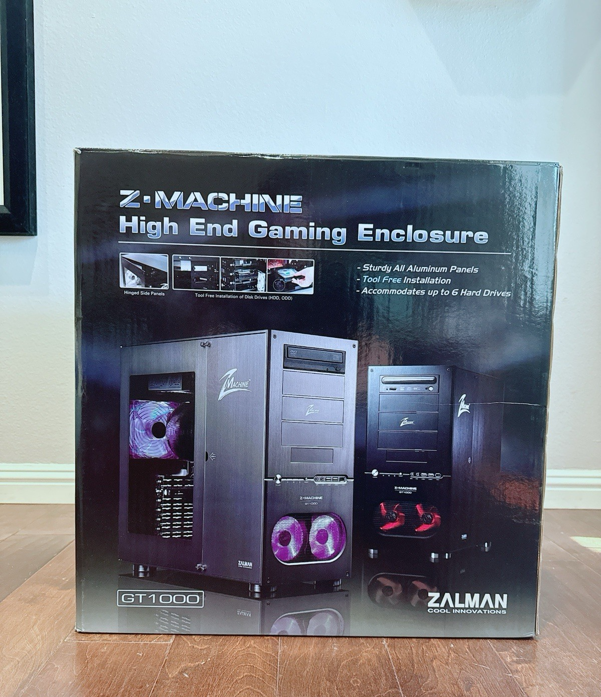 ZALMAN Z-MACHINE GT1000-T Titanium Aluminum ATX Mid Tower