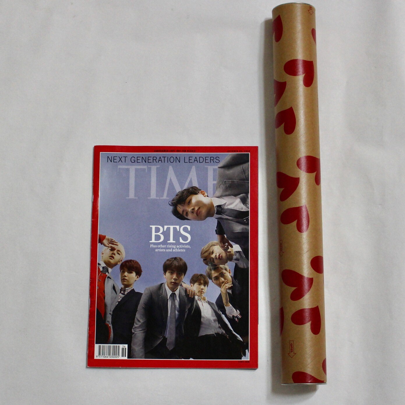 BTS Official Time Magazine October 2018 Asia Cover Poster