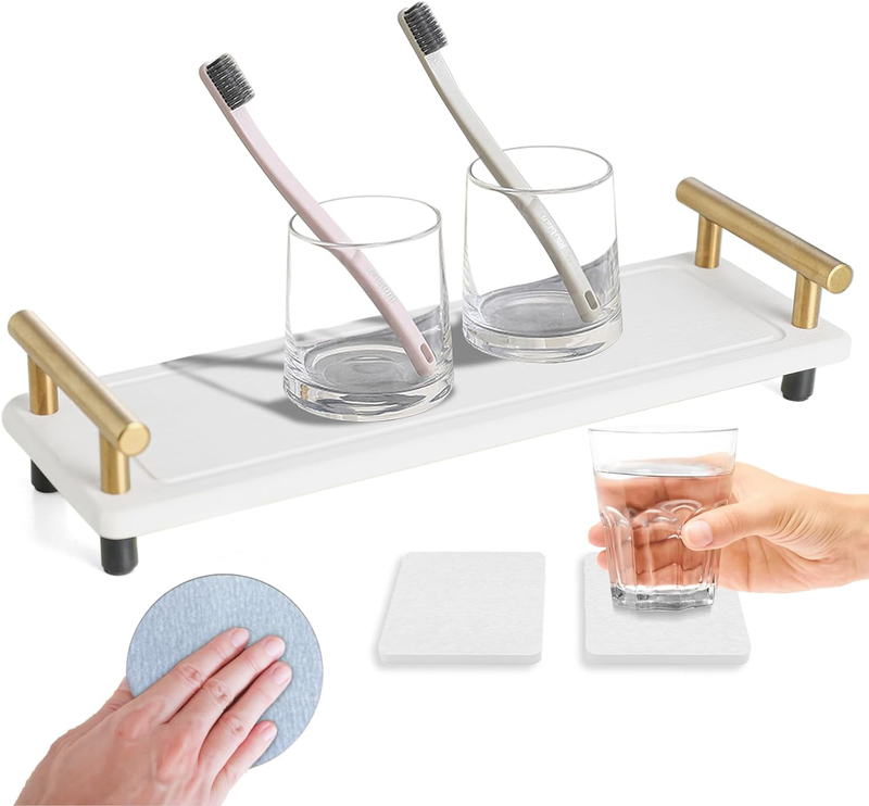 Instant Dry Sink Caddy Kitchen Sink Organizer With 2 Coaster