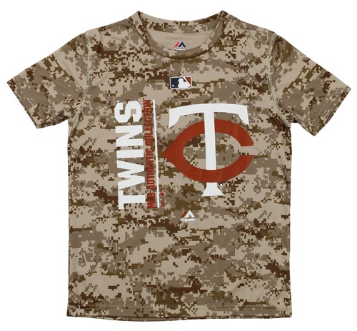 Футболка Majestic MLB Youth Minnesota Twins с короткими рукавами AC Team Icon