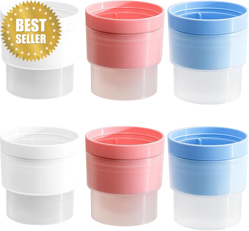 Ice Ball Moulds, 6 Pack Ice Ball Maker for Whisky and Cocktails, Large 4.5Cm rou