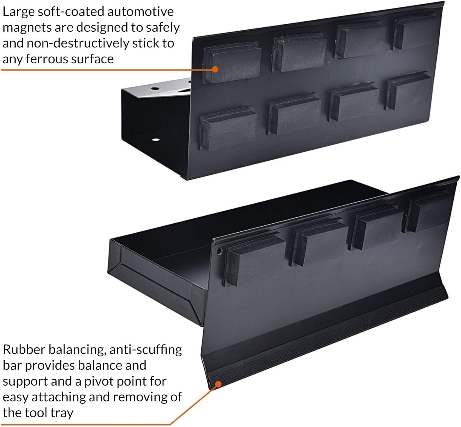 Magnetic Toolbox Tray Set, Tool Box Holder Accessories for Tool Organizer,Garage