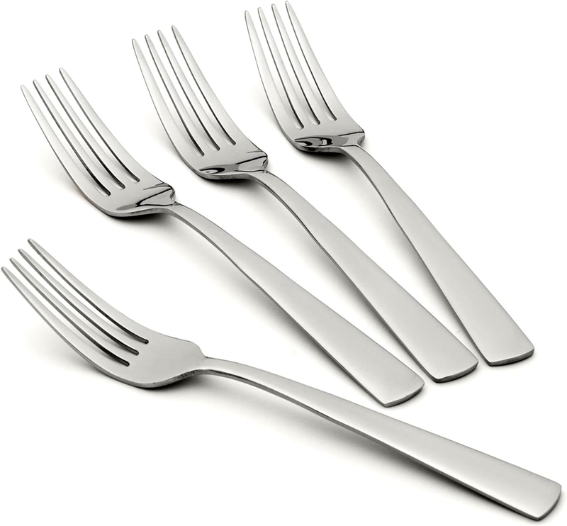 Everyday Nocha 4PK Salad Forks, Set of 4, Silver