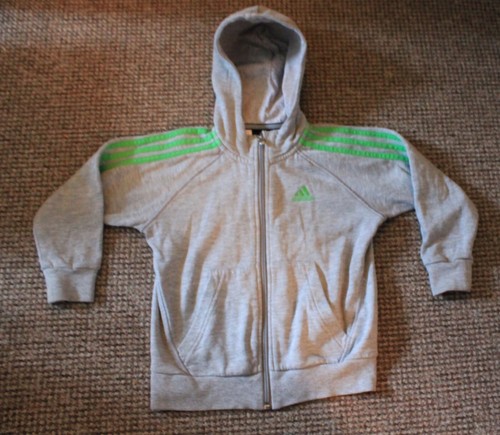grey and green adidas tracksuit