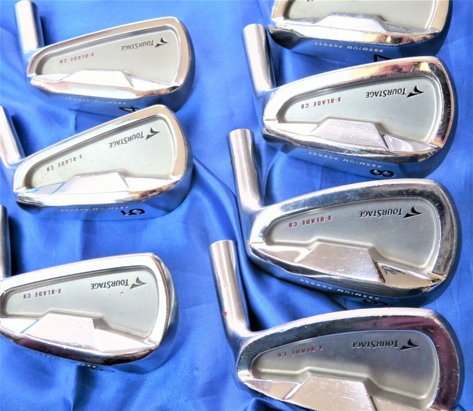 BRIDGESTONE TOURSTAGE X-BLADE CB 4-P 7pc Head Only IRONS SET BRIDGESTONE TOURSTAGE X-BLADE CB 4-P 7pc Head Only IRONS SET