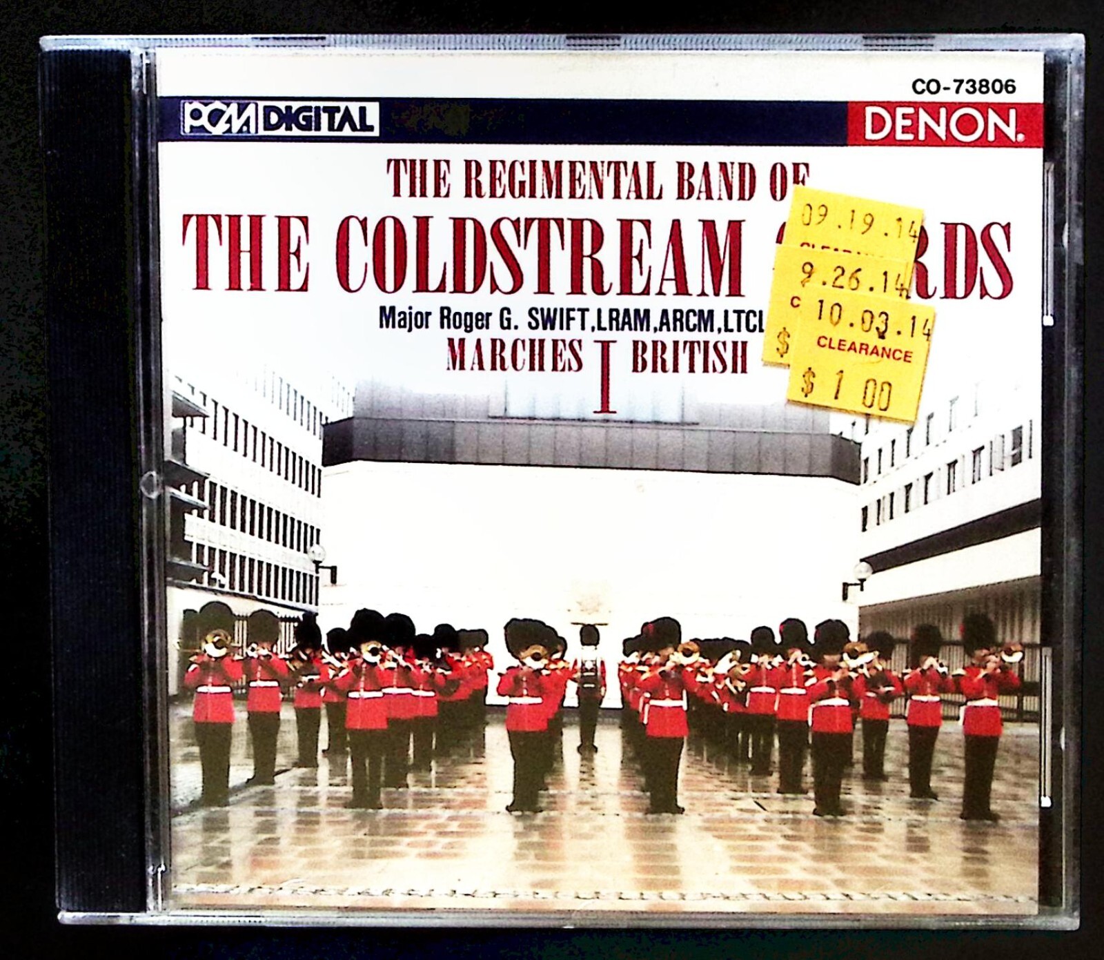 THE REGIMENTAL BAND OF THE COLDSTREAM GUARDS  MARCHES I / BRITISH  DENON CD6484