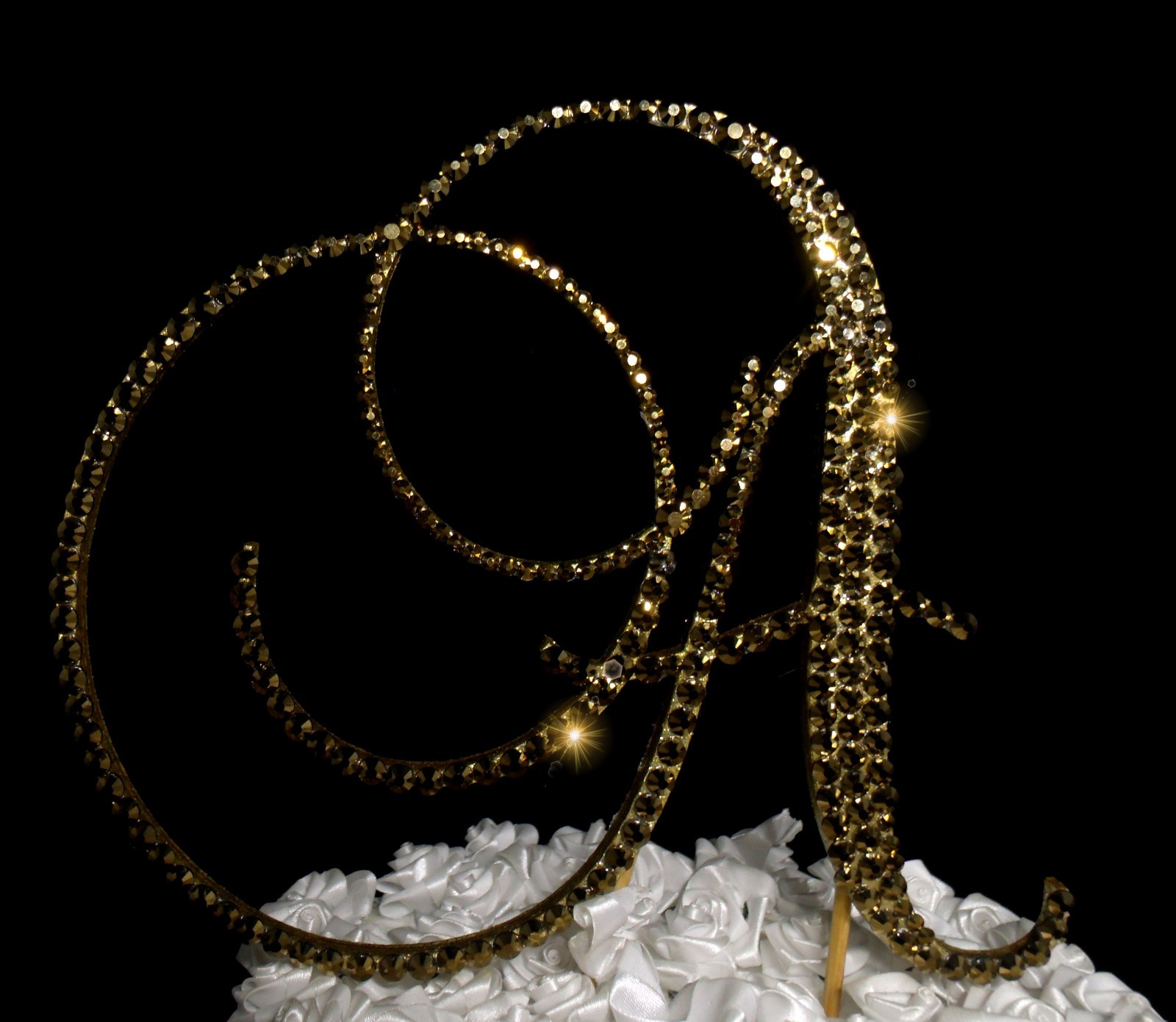 Gold Foiled Glass Crystals 6