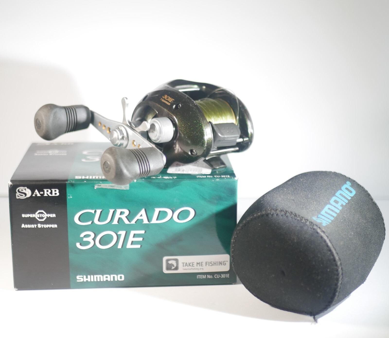 Shimano Curado 301E Left-Handed 7-bearing Casting Reel Rare JDM Discontinued