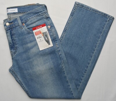 Signature By Levi Strauss #11322 NEW Men's Relaxed Flex Jeans