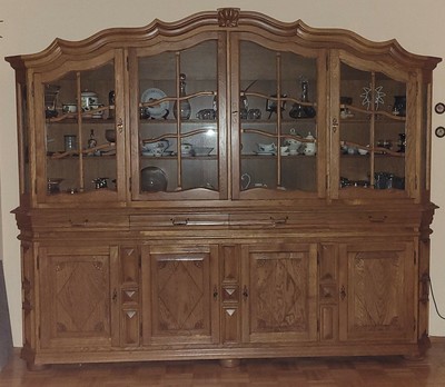 Vitrine Eiche Massiv gebraucht kaufen! Nur 4 St. bis -75% günstiger