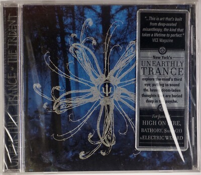 UNEARTHLY TRANCE: The Trident US Relapse Doom Metal CD w/ Hype Sticker NEW