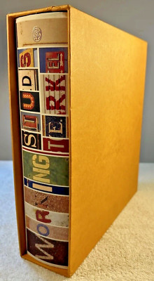 Working by Studs Terkel FOLIO SOCIETY 2019 with Slip Cover