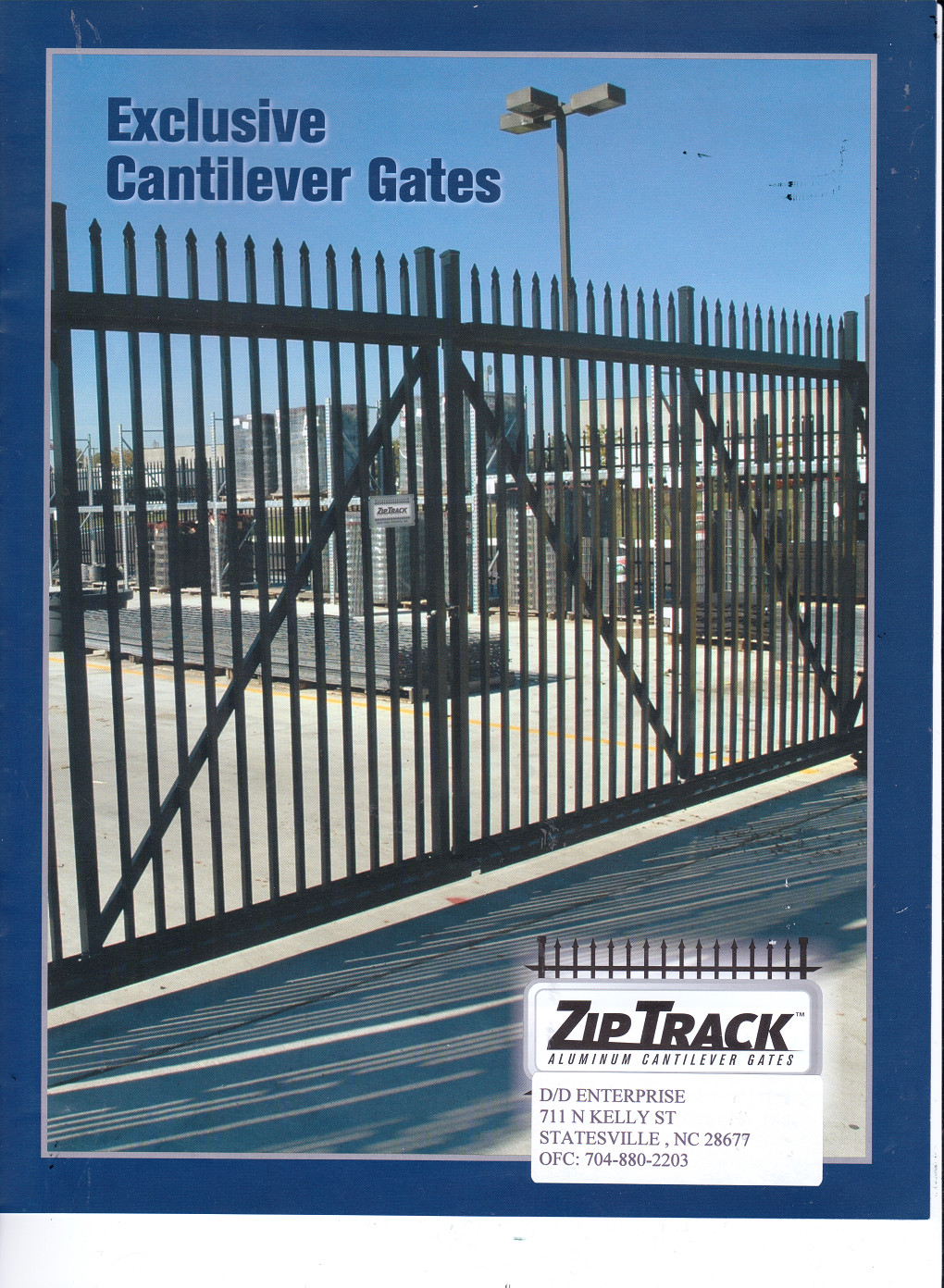 ALUMINUM FENCE/COMMERCIAL & INDUSTRIAL / STORAGE BUILDINGS / PARKS / SCHOOLS /