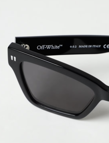 Pre-owned Off-white Oeri110s24pla0011007 Cincinnati Black Sunglasses In Gray
