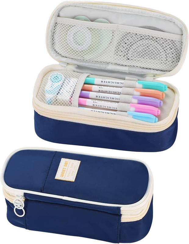 Case Large Capacity Pencil Bag With Zipper Pencil Pouch For 