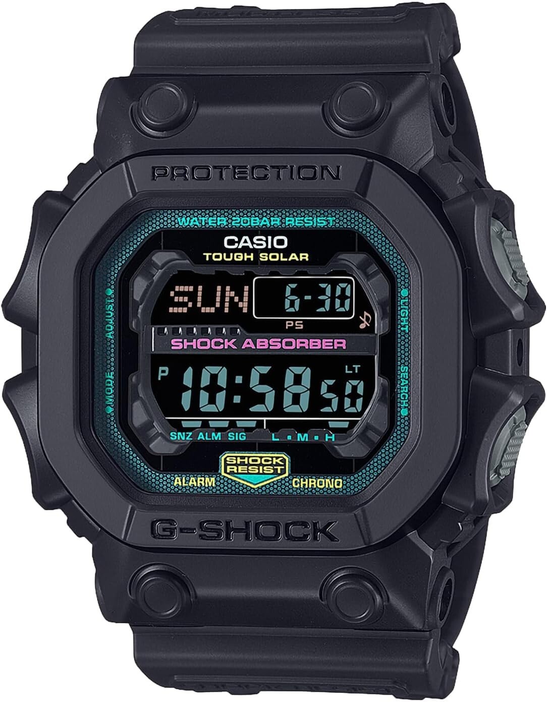 G-SHOCK　DIGITAL　G-056RE-1JF Casio G-Shock Polygon Slim Series Watch G-056RE-9 | eBay